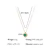 Wholesale PVD Coated 18K Gold Real Gold Plated Heart Shape 304 Stainless Steel Sweet Waterproof Non Tarnish 304 Stainless Steel Pendant Necklace