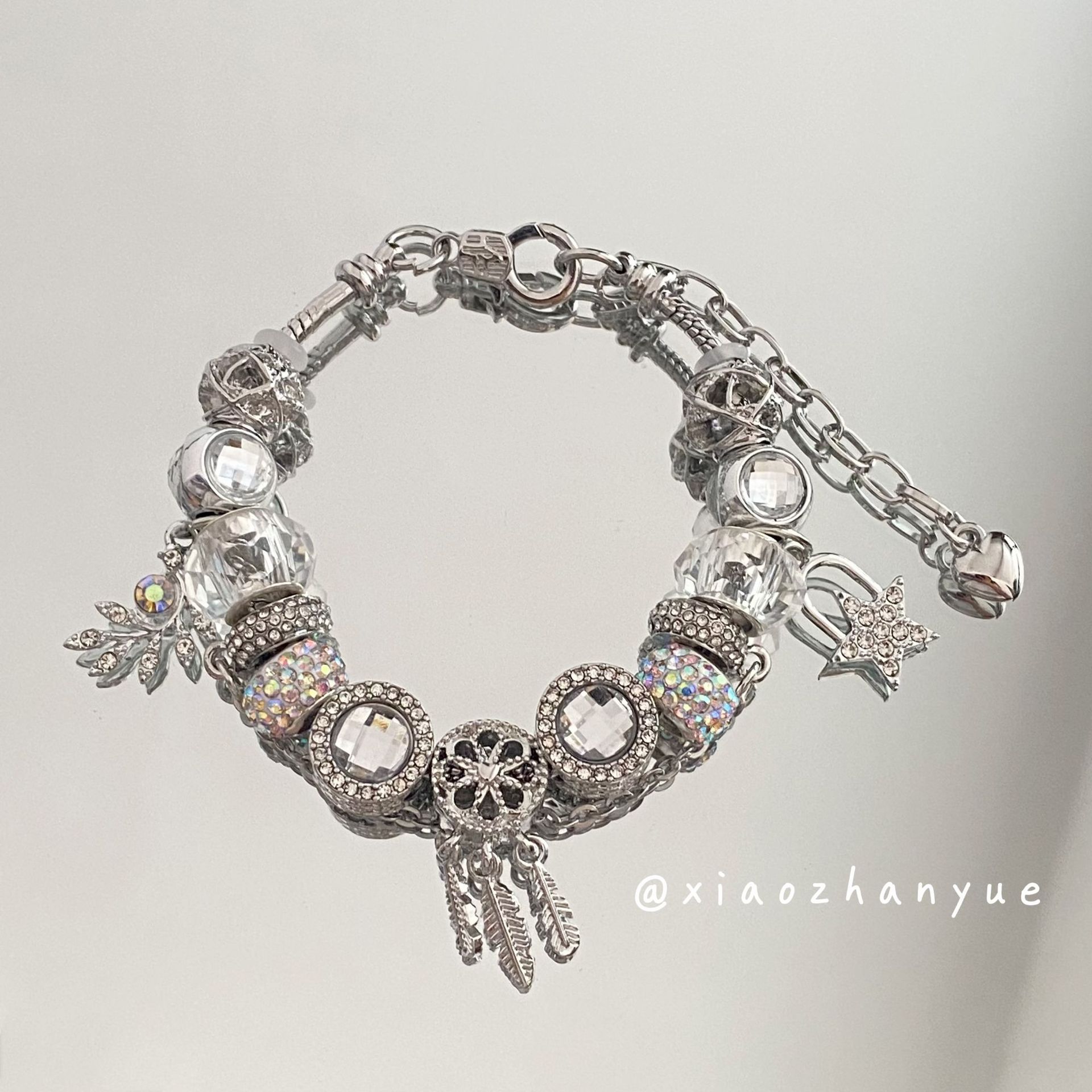 Wholesale Ocean Star Bracelet eam Catcher Pan's New European and American pular DIY Lucky Grass String Charm Ladies Bracelet