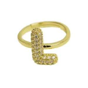 Gold Ring L / Adjustable opening