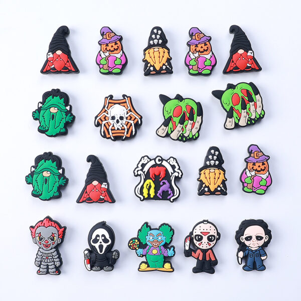 oly-6b4863222b49f49af6f59a3d292b95a5 Wholesale Halloween Silicone Beads Dark Series Loose Beads DIY Bracelet Necklace Accessories Cartoon Beads Wholesale Bead Pendant