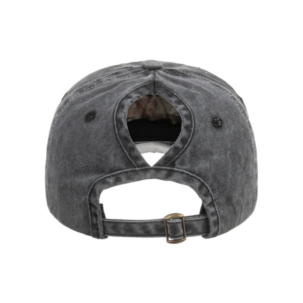 Wholesale Washed distressed American flag ponytail baseball cap cap sun hat B735