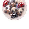 Wholesale Factory direct stock of cute cartoon double-sided epoxy car beads, DIY craft pen beads, popular cross-border wholesale.