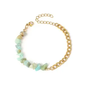 Green Snow Gravel / Gold