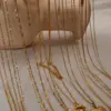 Wholesale PVD Coated 18K Gold Real Gold Plated Heart Shape 304 Stainless Steel Sweet Waterproof Non Tarnish 304 Stainless Steel Pendant Necklace