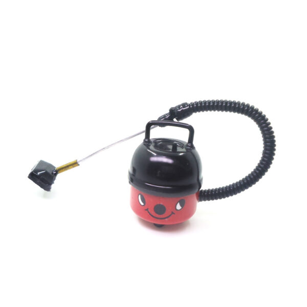 Wholesale 1:12 doll house accessories dollhouse simulation mini appliances cleaning tools smiley face vacuum cleaner model