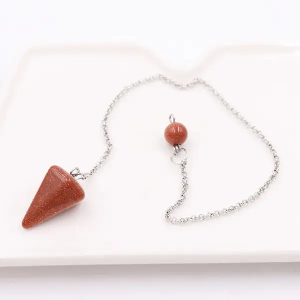 Wholesale Fashion Geometric Horse Natural Stone Natural Stone Crystal Pendant Necklace In Bulk