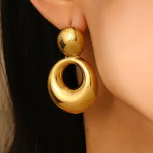04 18K Real Gold Gourd 3761