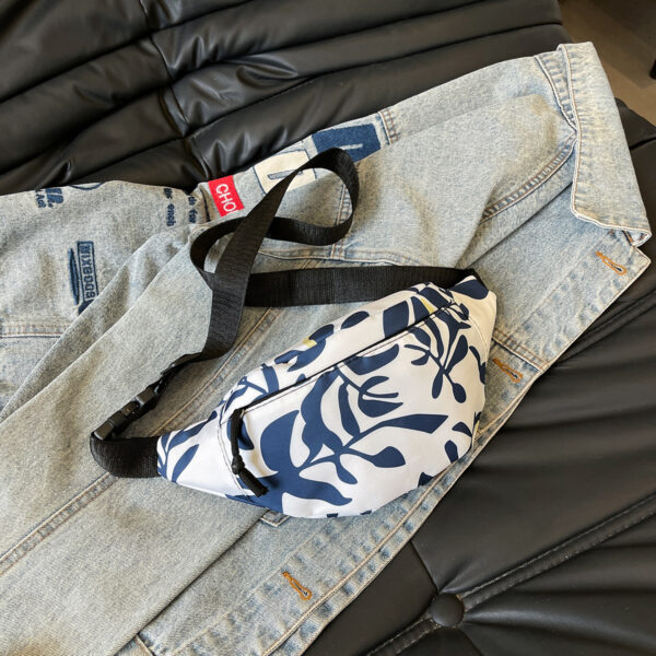 oly-6ba3c2f0a43956a343a7ff2be20fcb37 Wholesale Waist Bag Nylon Cloth Women's Bag Printed Bag 2024 Summer New Casual Small Bag Shoulder Crossbody Bag Middle-Aged and Elderly Mothers