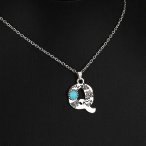 9017 silver O-Chain Letter Q