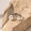 Wholesale Jewelry Commute U Shape 304 Stainless Steel Plating Open Rings
