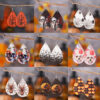 Wholesale Halloween Gothic Leather Earrings
