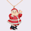 oly-6bcf49021c47080eeffcc9a4999f7e73 Wholesale Cute Santa Claus long sweater necklace