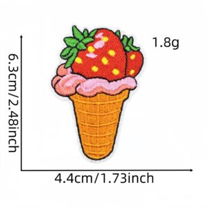 Strawberry cloth patch 8#