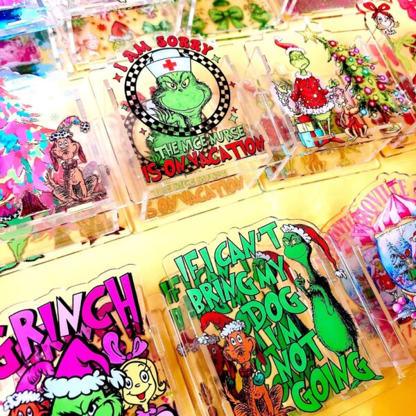 Wholesale Acrylic Pen Holder/Pen Case Christmas Transformation - Cross-border TK US Hot Selling Item - Japan 10cm