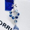 Wholesale [Blue Fish Tail] Mermaid Fall Phone Chain Pendant Beaded Bow Deep Sea Pendant Key Chain