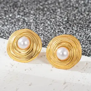 Pearl round / 18K