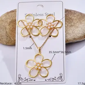 Gold / 35.5mm*36.5mm / 1 Piece