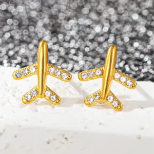 Diamond-Encrusted Aircraft / 18K