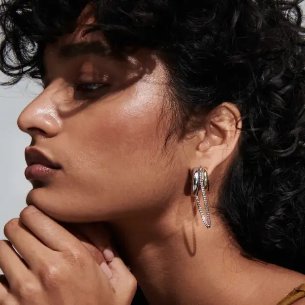 Real Gold Plated 304 Stainless Steel PVD Coated Geometric Waterproof Non Tarnish Casual Modern Style Commute Ear Studs For Women's