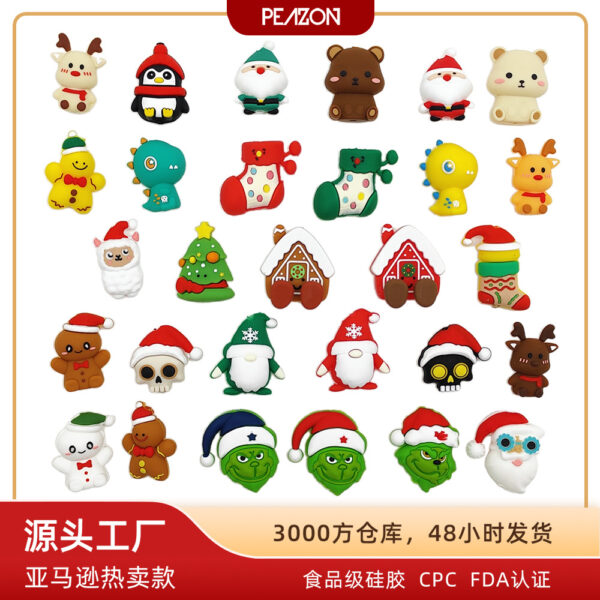 Wholesale diy beaded pen accessories silicone beads focus beads