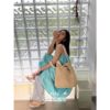 oly-6c290c6efdf574443c0a80c4600b140a Wholesale Summer Vacation Style Raia Straw Bag Large Capacity Versatile Casual Travel Beach Bag Single Shoulder Woven Bag Women's Light Luxury