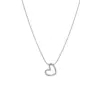 Wholesale Retro Simple Style Heart Shape Titanium Steel Plating Necklace