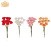 Wholesale 1:12 doll house accessories mini clay flower single flower flower arrangement OB11 tulip rose leaves pure hand made
