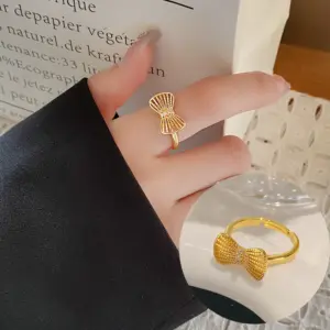 Golden Bow Ring