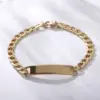 Wholesale Vacuum Plating Real Gold Plated Geometric 304 Stainless Steel Fashion Waterproof Non Tarnish Bracelets