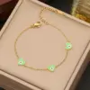 Wholesale Stainless Steel 18K Gold Plated Commute Plating Heart Shape Bracelets