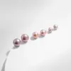 Wholesale 1 Pair IG Style Elegant Sweet Oval Plating 925 Sterling Silver Freshwater Pearl Stone-Free Electroplated Silver Plated Women's White Pink Purple Ear Studs