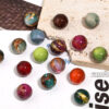 Wholesale Gilded lacquered acrylic beads