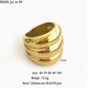 Gold / 19mm / No. 9