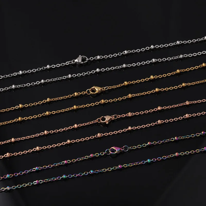 Wholesale Fashion Geometric Stainless Steel Plating Necklace