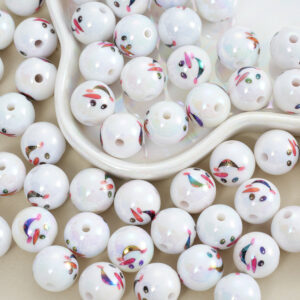 Wholesale Christmas Snowman Acrylic Beads