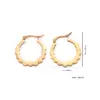 Wholesale 1 Pair Classic Style U Shape Geometric Irregular Plating Titanium Steel Earrings
