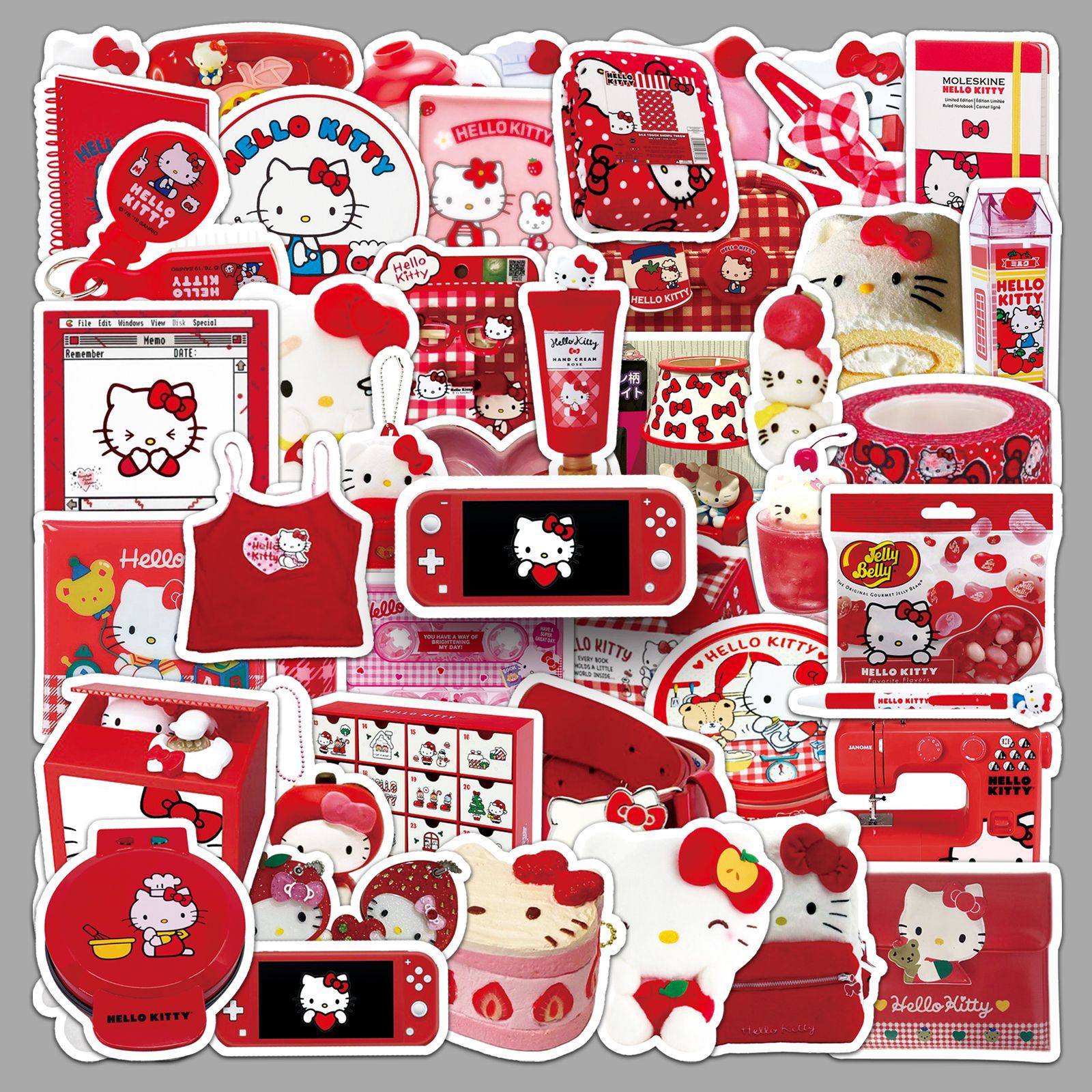Wholesale Cat Graiti Stickers Small Fresh Girly Style Stickers OLY Exclusive