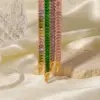 Wholesale PVD Coated Real Gold Plated Geometric Stainless Steel Fashion Waterproof Non Tarnish 304 Stainless Steel Bracelets
