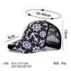 Wholesale European and American Cross-Border Baseball Cap with nytail Opening for Women, Anchor Design, Sun Protection, Breathable Mesh Cap B1183