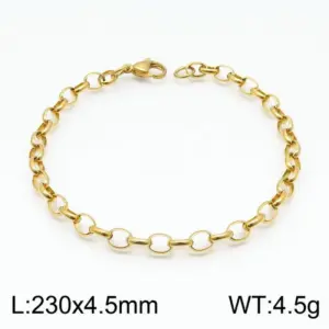 Gold 230 * 4.5mm = Bracelet KB146828-Z