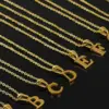 Wholesale Simple Style Letter Stainless Steel Plating Pendant Necklace