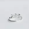 Wholesale Simple Style Classic Style Leaf Copper No Inlaid Women'S Rings
