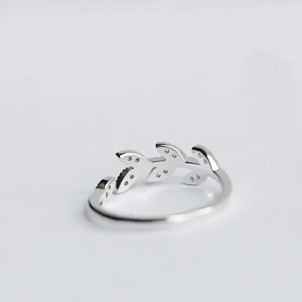 Wholesale Simple Style Classic Style Leaf Copper No Inlaid Women'S Rings