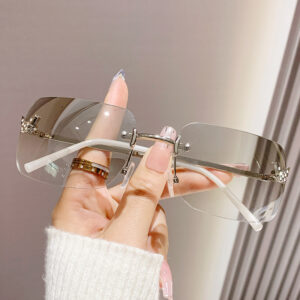 Silver Frame Gradual Gray