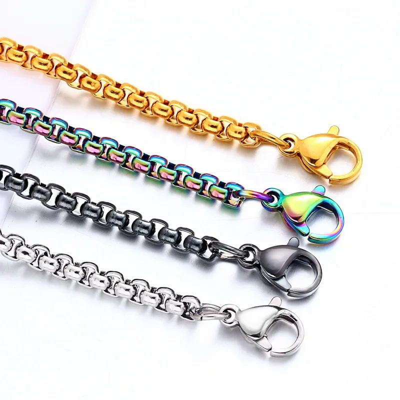 Wholesale Simple Style Geometric Stainless Steel Plating Necklace 1 Piece