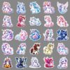 oly-6cd961ce1d3262677c5804f0bc7e15b3 Wholesale 50pcs/pack Glitter Laser Rainbow Horse Unicorn Stickers