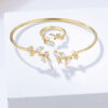 Wholesale 2025 New Style Bangle and Ring Jewelry, Minimalist Style, Ins-Style, Unique Willow Branch Design, Women's Bangle