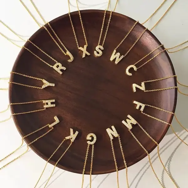 Wholesale 304 Stainless Steel Brass Plating Letter