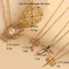 Wholesale 304 Stainless Steel Copper Insect Electroplating PVD Coated Artificial Pearls Zircon 14K Gold Plated Irregular Plating Inlay Wheat Chain Pendant Necklace