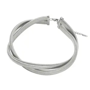 Ys827 12mm Steel Necklace